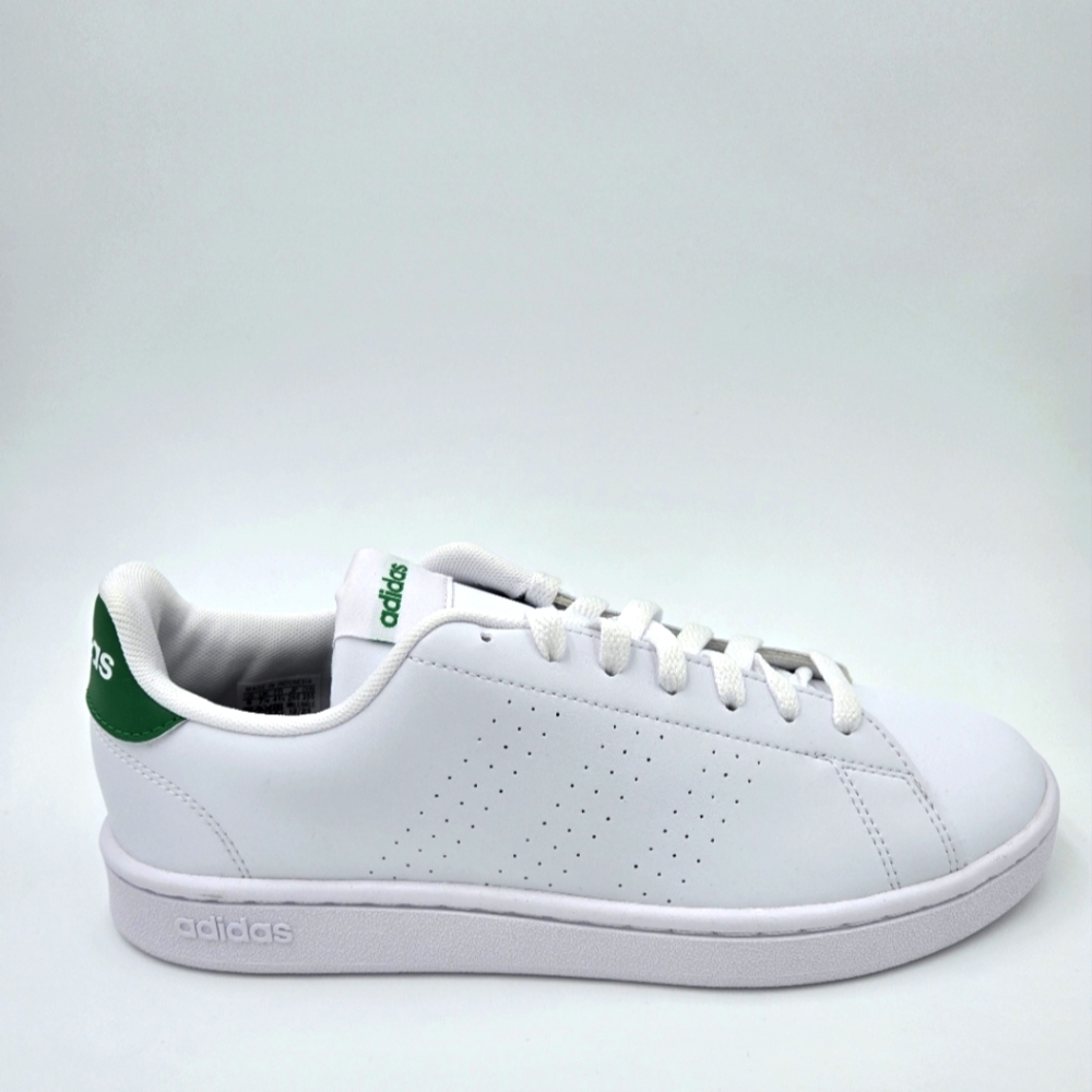 Adidas ADVANTAGE Men's Shoes - White/Green - GZ5300 #19